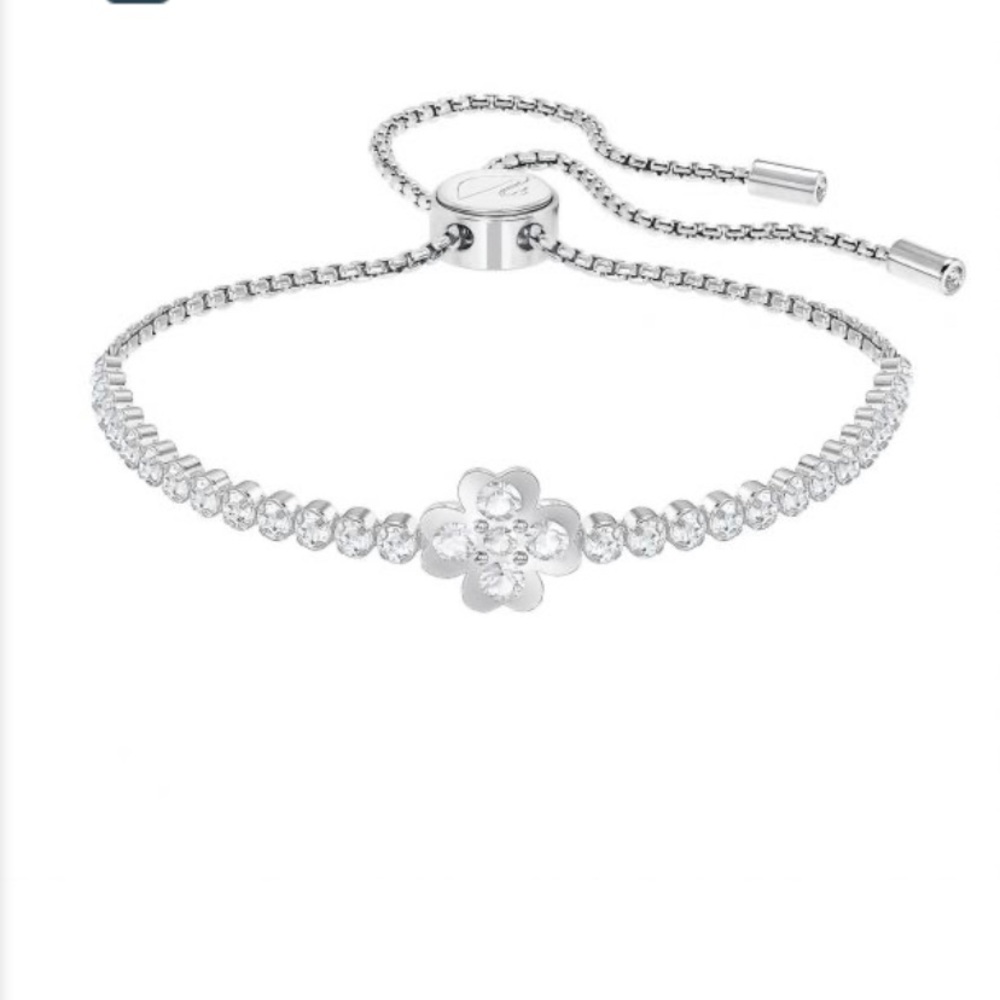 Swarovski Subtle Clover Bolo Beacelet